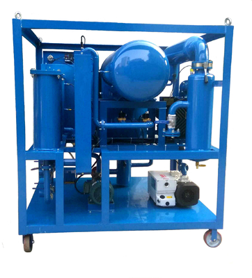 3000 L/h Durchflusstransformator Ölreiniger mit kaltem Stahlmaterial und 700 kg Kapazität