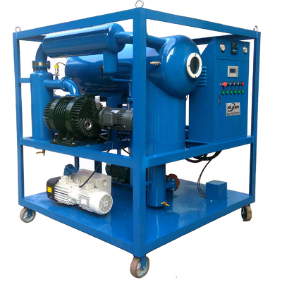 3000 L/h Durchflusstransformator Ölreiniger mit kaltem Stahlmaterial und 700 kg Kapazität