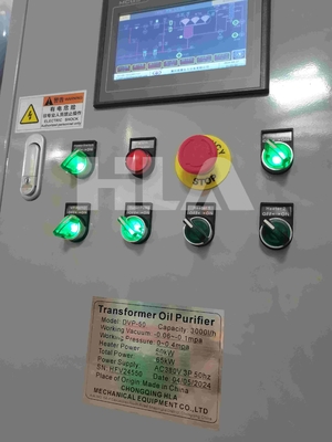 Drei-Stufen-Filter-Transformator-Ölfiltrationsmaschine mit automatischer Steuerung durch PLC