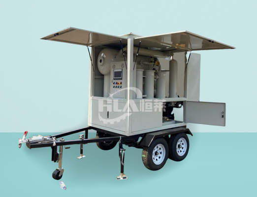 Transformatorölreinigungsmaschine mit Vakuumheizungsreinigungsmethode und Wassergehalt ≤ 3 ppm