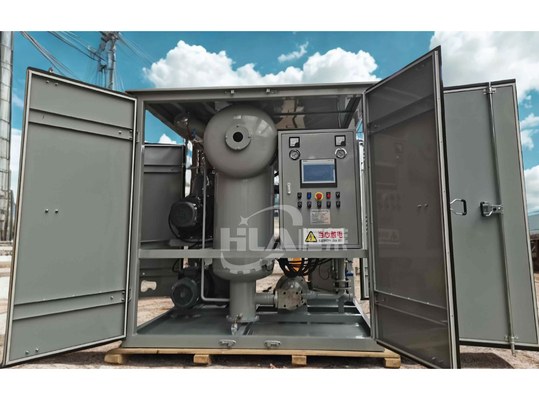 Transformatoröl-Reinigungsmaschine für hohen Durchsatz 600-18000L/Stunde Optional Mobiler Anhänger und Spannung 220V/380V/400V